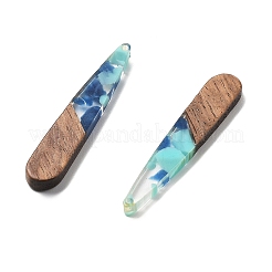 Resin and Walnut Pendants&nbsp;FIND-R051-08E