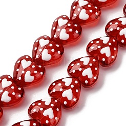 Glass Enamel Beads&nbsp;GLAA-Q125-01