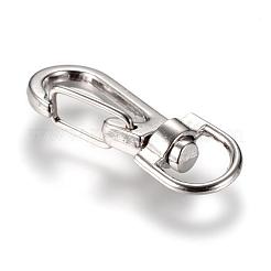 Alloy Swivel Lobster Claw Clasps&nbsp;PALLOY-T010-06P