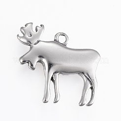 Tarnish Resistant 304 Stainless Steel Charms&nbsp;STAS-A030-09P