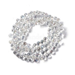 電気メッキガラスビーズセット  トップドリルビーズ  ABカラーメッキ  ティアドロップ  ABカラーメッキ  13.5x9.5mm  穴：0.9mm  約120個/連  23.23''（59センチメートル）&nbsp;EGLA-L031-AB02