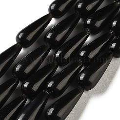 Natural Obsidian Beads Strands&nbsp;G-B192-A02-01