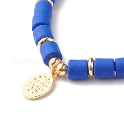 Handmade Polymer Clay Beads  Stretch Bracelets&nbsp;BJEW-JB06551