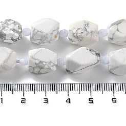 Natural Howlite Beads Strands&nbsp;G-C182-23-01
