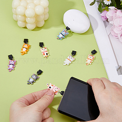 8Pcs Plastic Mobile Dustproof Plugs&nbsp;HJEW-WH00133