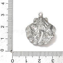 Two-Tone 304 Stainless Steel Pendants&nbsp;STAS-K311-13GP