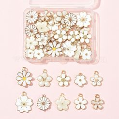 40Pcs 10 Styles Alloy Enamel Pendants&nbsp;ENAM-FS0004-04B