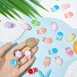 30Pcs Luminous Opaque Resin Decoden Cabochons&nbsp;RESI-SC0005-89
