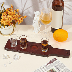 Wooden Shot Glasses Serving Tray&nbsp;WOOD-WH0029-47