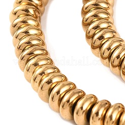 Electroplated Synthetic Non-magnetic Hematite Beads Strands&nbsp;G-H027-D01-01