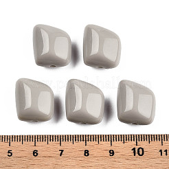 不透明なアクリルビーズ  ポリゴン  ダークシアン  17.5x15.5x11mm  穴：2mm  約230個/500g&nbsp;MACR-S373-15A-A05