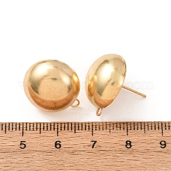 Brass Stud Earring Findings&nbsp;KK-G604-01G-08