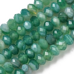 Natural Banded Agate Beads Strands&nbsp;G-D344-A34-05