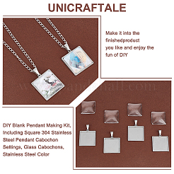 DIY Blank Pendant Making Kit&nbsp;DIY-UN0004-93