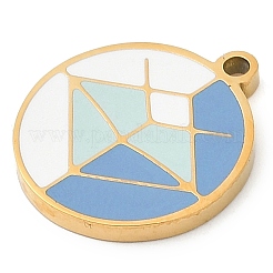 304 Stainless Steel Pendants&nbsp;STAS-F315-09G-07