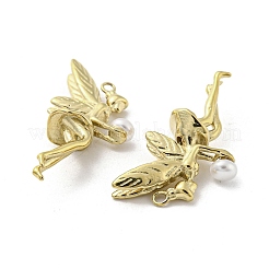304 Stainless Steel Pendants&nbsp;STAS-L022-043G