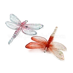 Gradient Color Transparent Resin Big Pendants&nbsp;RE-CBAF5B0-02