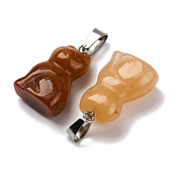 Natural Topaz Jade Pendants&nbsp;G-B127-08P-04