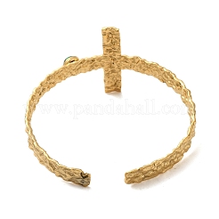 304 Stainless Steel Open Cuff Bangles&nbsp;BJEW-K230-02F-G