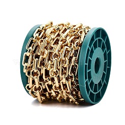 Alloy Rectangle & Octagon Link Chains&nbsp;LCHA-T001-18G