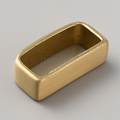 真鍮ループキーパー  ウエストベルトのバックル  長方形  ゴールドカラー  41x12.5x20mm  内径：15.5x35.5mm&nbsp;KK-WH0031-62B