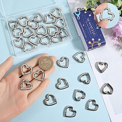 32Pcs Zinc Alloy Spring Gate Rings&nbsp;FIND-SC0012-71