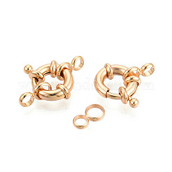 Brass Spring Ring Clasps&nbsp;LS-KK-G528-03G