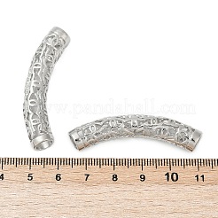 Hollow Out Brass Tube Beads&nbsp;KK-G532-01P