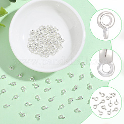 80Pcs Brass Tube Bails&nbsp;KK-BBC0028-48S