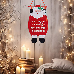 Christmas Non-woven Fabric Gnome Calendar Pendant Decorations&nbsp;DIY-WH0430-851