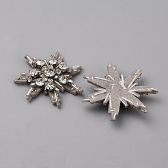 Glass Crystal Rhinestone Sew on Cloth Patches&nbsp;PATC-WH0008-226A