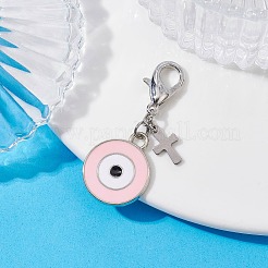 Alloy Enamel Pendant Decoration&nbsp;HJEW-JM01451-03