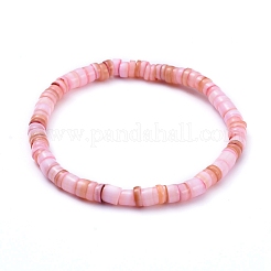 Natural Shell Stretch Beaded Bracelets&nbsp;BJEW-JB05183