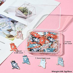40Pcs 4 Colors Alloy Pendants&nbsp;FIND-CJ0002-01
