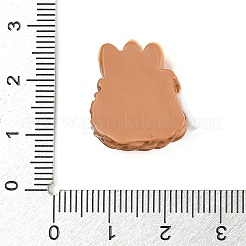オペーク樹脂カボション  模造食品  バゲット  21.5x18.5x10.5mm&nbsp;CRES-Z013-01A