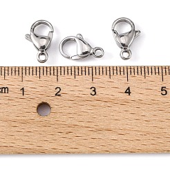 Tarnish Resistant 304 Stainless Steel Lobster Claw Clasps&nbsp;X-STAS-M262-01-13mm