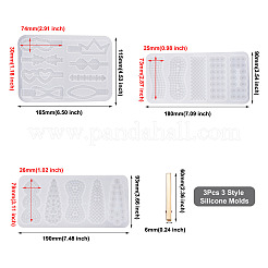 3Pcs 3 Style Silicone Molds&nbsp;DIY-BG0001-20
