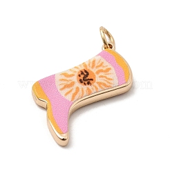 Printed Brass Pendants&nbsp;KK-H253-01B-G03