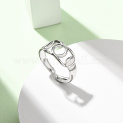 304 Stainless Steel Cuff Open Rings&nbsp;RJEW-P191-05P