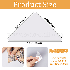 PVC Shirt Collar Shaping Sticker&nbsp;FIND-CP0002-93B