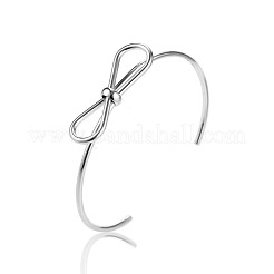 304 Stainless Steel Cuff Bangles for Women&nbsp;LC9962-1