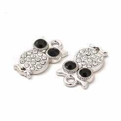 Alloy Rhinestone Charms&nbsp;PALLOY-I217-29P