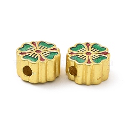 Rack Plating Brass Enamel Beads&nbsp;KK-F839-018MG
