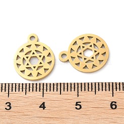 Ion Plating(IP) Chakra Theme 304 Stainless Steel Pendants&nbsp;STAS-Q303-04G