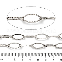 304 Stainless Steel Oval Link Chains&nbsp;CHS-A016-05P-A