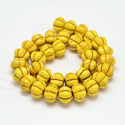 Dyed Synthetic Turquoise Bead Strands&nbsp;G-M148-09-A