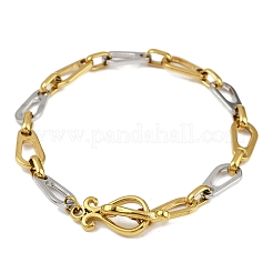 304 Stainless Steel Link Chain Bracelets for Women&nbsp;LS-BJEW-C113-02GP