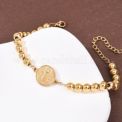 304 Stainless Steel Link Bracelets&nbsp;BJEW-B163-02G