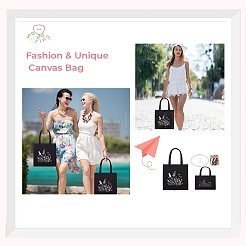 DIY Canvas Shoulder Bag Embroidery Starter Kit&nbsp;DIY-WH0386-47