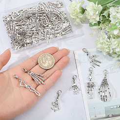 56Pcs 7 Style Alloy Pendant Decoration&nbsp;HJEW-CA00045